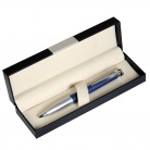Шариковая ручка Megapolis, синяя/серебро, в упаковке