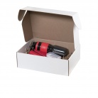 Подарочный набор Portobello красный в большой универсальной подарочной коробке (Спортбутылка, Ежедневник недат А5, Power bank, Ручка, Флешка)
