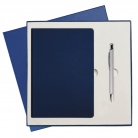 Подарочный набор Portobello/Star синий (Ежедневник недат А5, Ручка) беж. ложемент