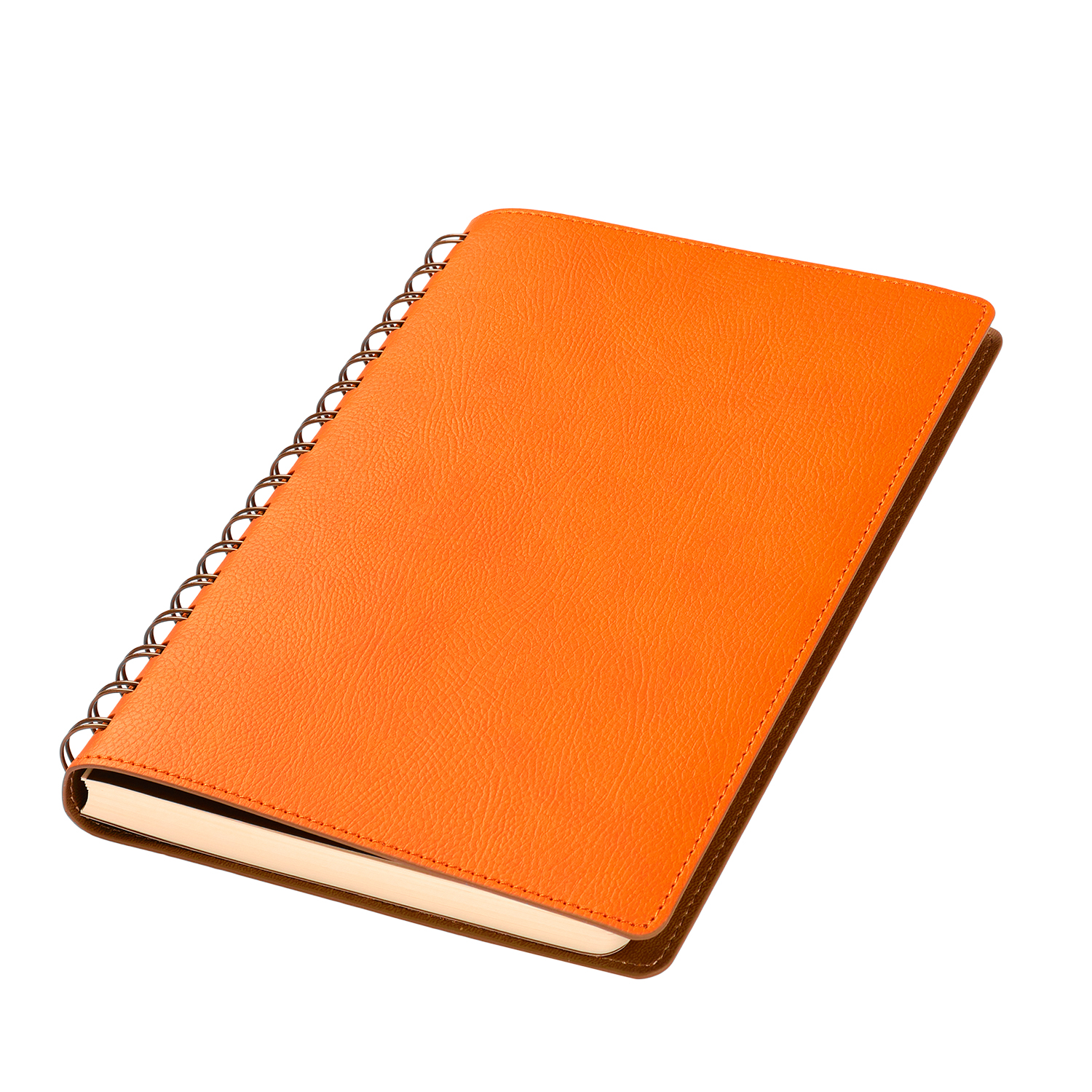 Ежедневник Vista недатированный, оранжевый/коричневый